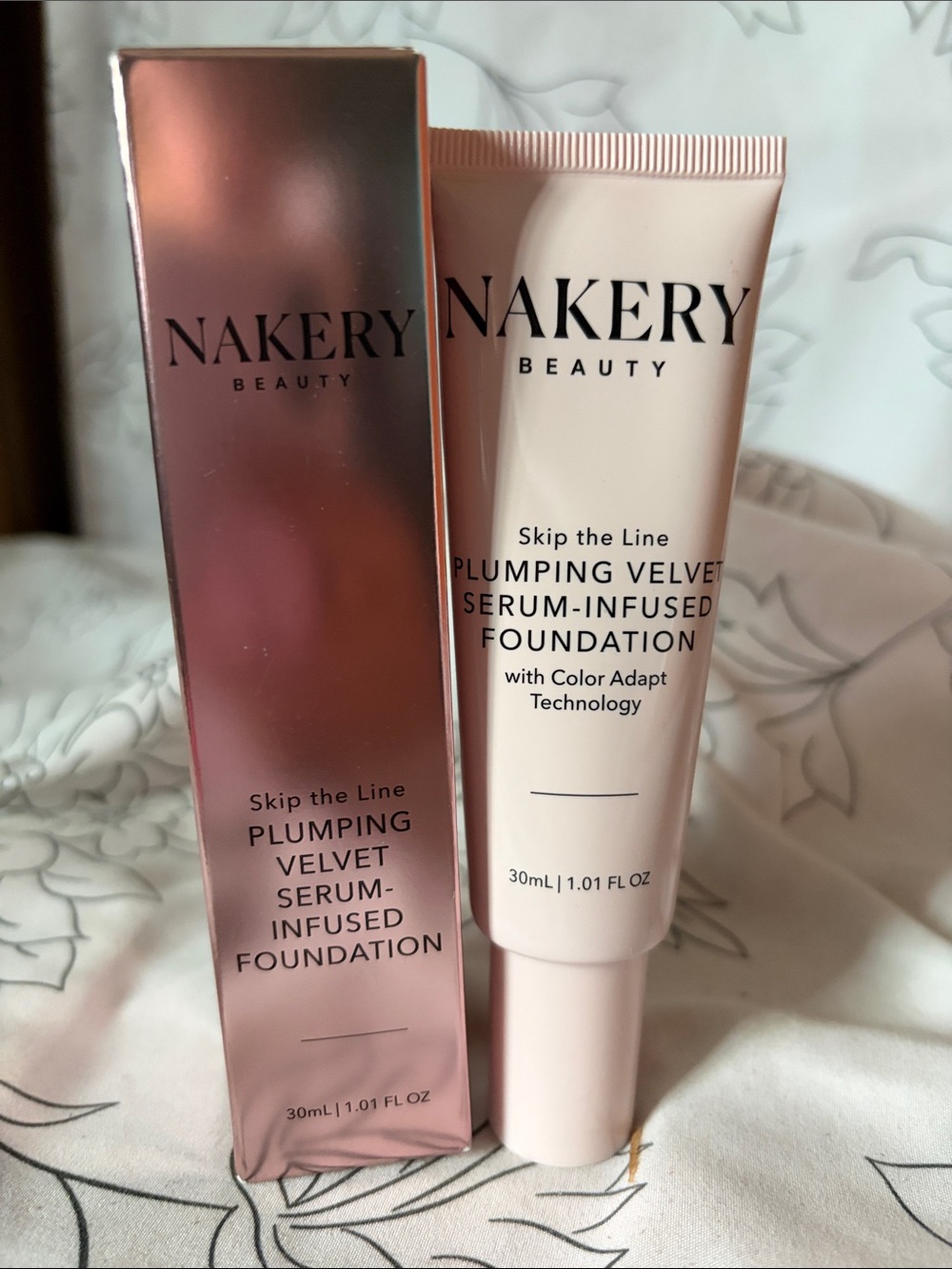 Skip the Line Plumping Velvet Serum-Infused Foundation — Light